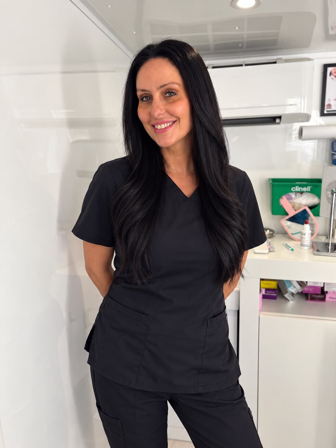 Danielle Davies, Registered Nurse and founder of The Nurse Suite, in the treatment room